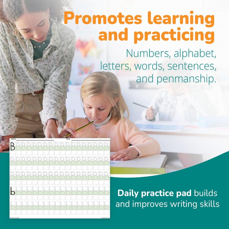 Channie's Easy Peasy Alphabet Tracing Book for Kids Ages 3-5  Pre K & Kindergarten Writing Workbook for Handwriting & Tracing  Effective Alphabet Practice With Color-Coded Blocks - Image 3